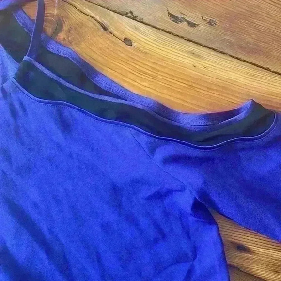 Ramy Brook DEEP AMETHYST Purple Anya Cold Shoulder Blouse, US Small - Picture 8 of 16